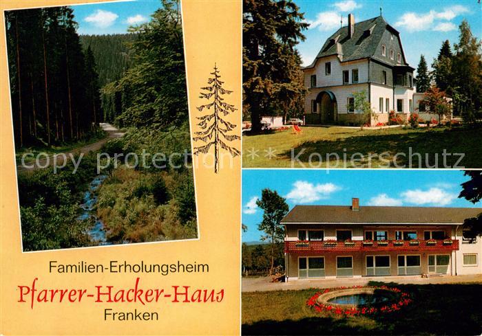 Weissenstadt Familien Erholungsheim Pfarrer Hacker Haus