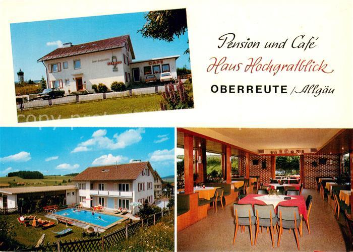 Oberreute Pension Cafe Haus Hochgratblick Gaststube Pool