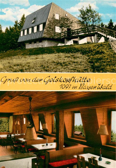 Unterbreitenau Bischofsmais Geiskopfhuette Gaststube