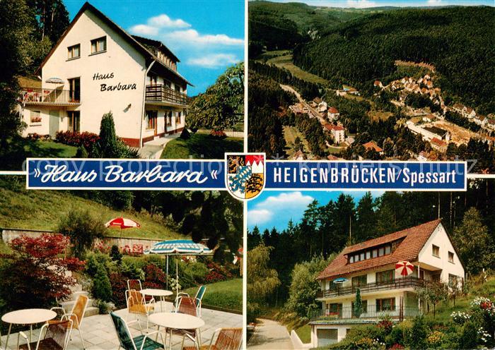 Heigenbruecken Haus Barbara Terrasse Fliegeraufnahme