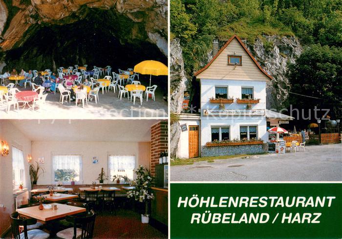 Ruebeland Harz Hoehlenrestaurant Gaststube Terrasse