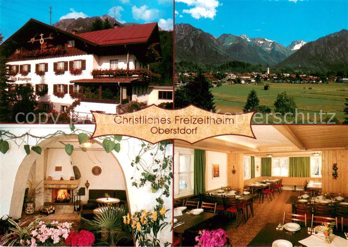 Oberstdorf Christliches Freizeitheim Gastraeume Panorama