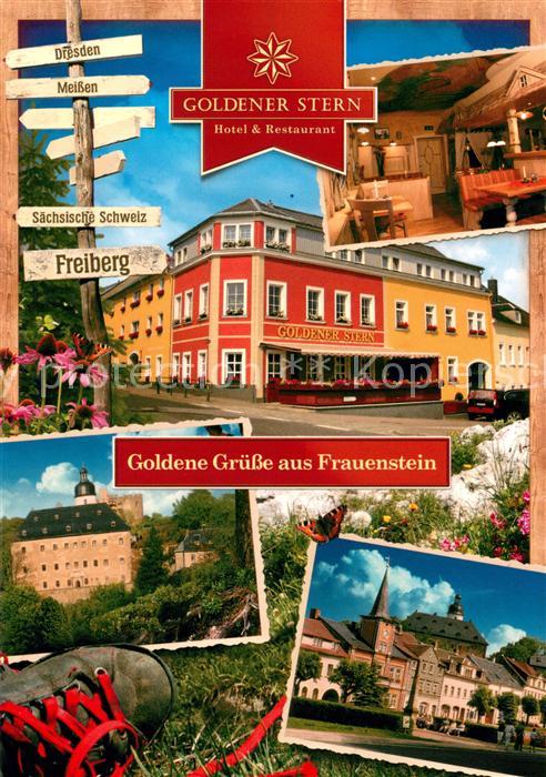 Frauenstein Sachsen Goldener Stern Hotel Restaurant Teilansichten