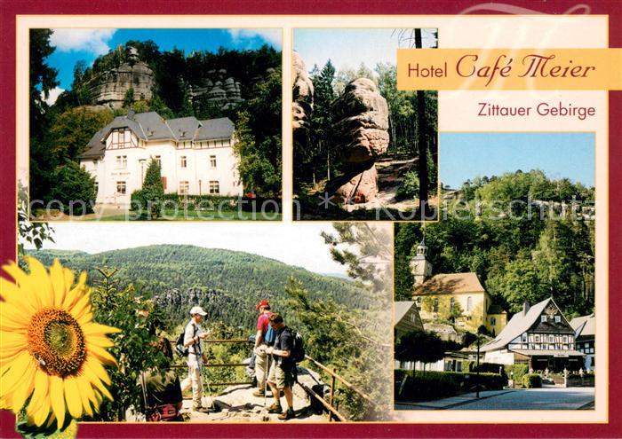 Oybin Sachsen Hotel Cafe Meier Zittauer Gebirge Aussichtspunkt