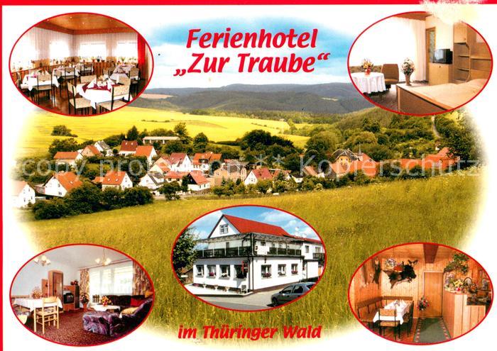 Bechstedt Ferienhotel Zur Traube Gastraeume Zimmer