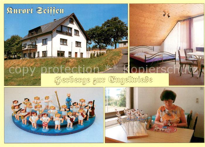 Seiffen Erzgebirge Herberge zur Engelwiese Pension und Kunstgewerbe