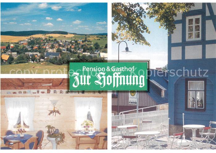 Hinterhermsdorf Pension Gasthof Zur Hoffnung Gaststube Terrasse Panorama