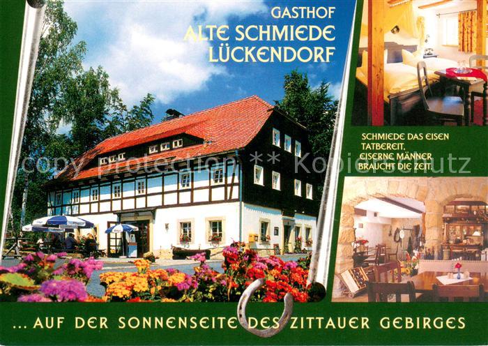 Lueckendorf Gasthof Alte Schmiede Gaststube Zimmer