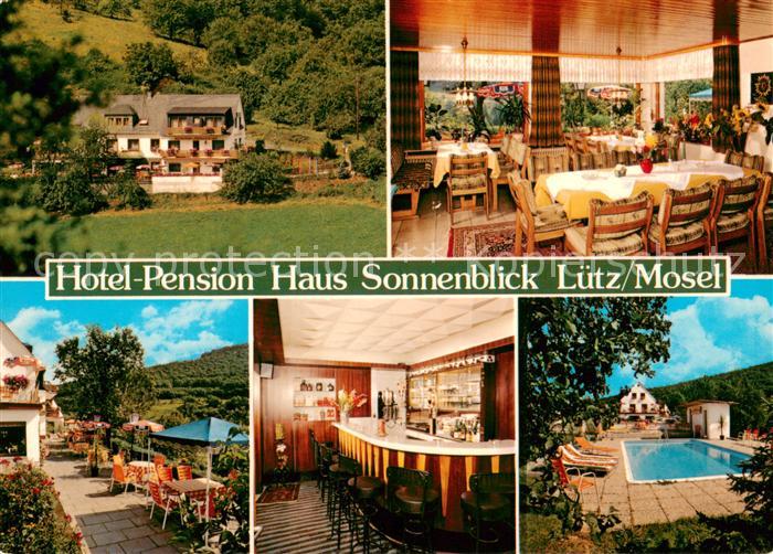 Luetz Luetzbachtal Hotel Pension Haus Sonnenblick Gaststube Terrasse Bar Swimmin