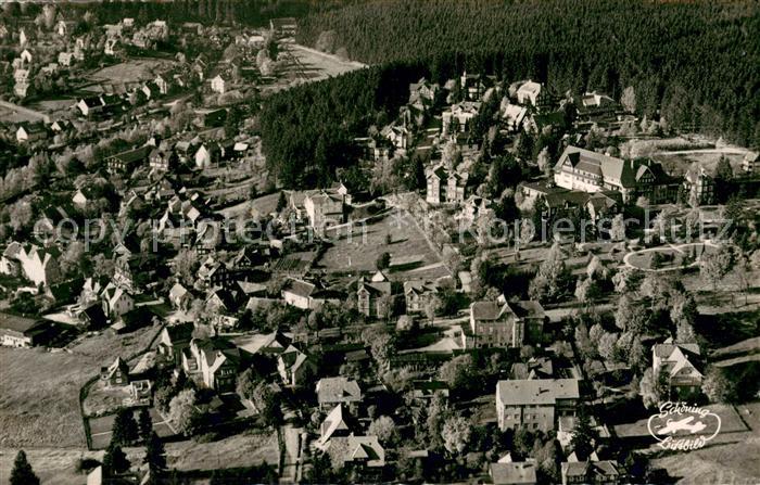 Braunlage Harz Huetteberg Villenviertel Fliegeraufnahme