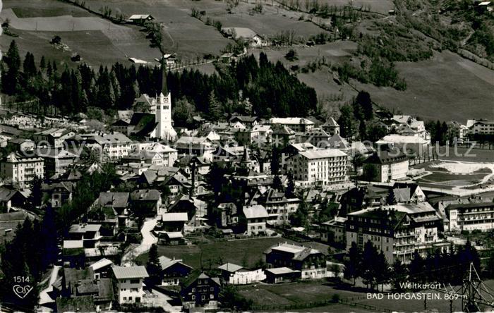 Bad Hofgastein Fliegeraufnahme mit Thermalbad