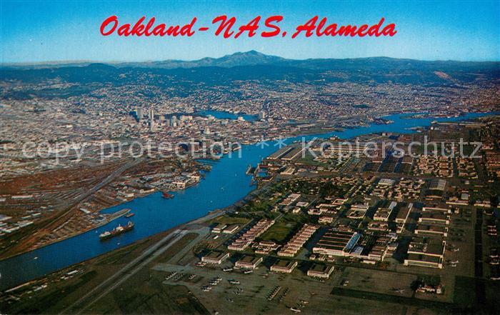 Oakland California NAS Alameda Air view