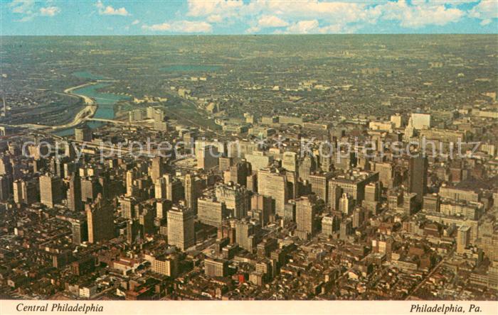 Philadelphia Pennsylvania Central Philadelphia Air view