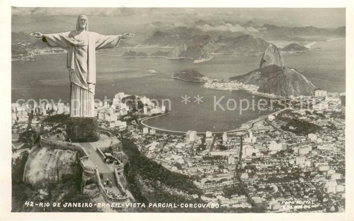 Rio de Janeiro Brasil vista parcial Corcovado