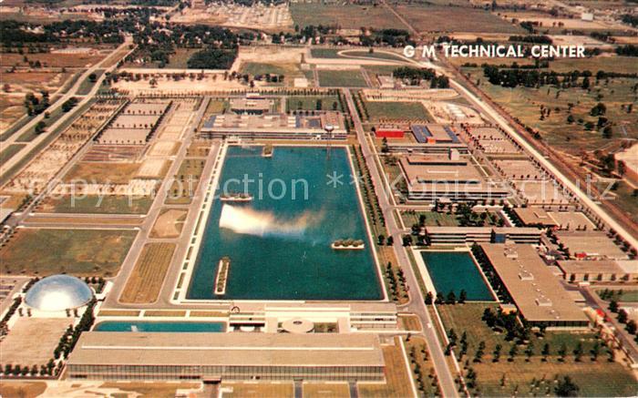 Warren Michigan General Motors Technical Center Air view