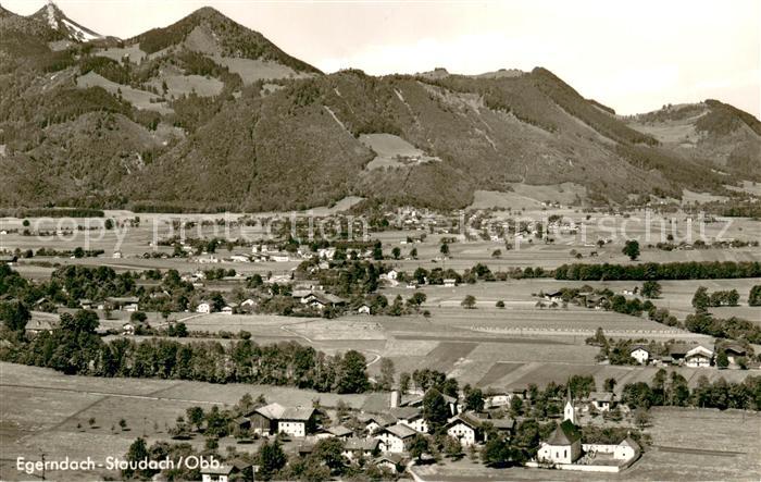 Staudach-Egerndach Fliegeraufnahme mit Kampenwand