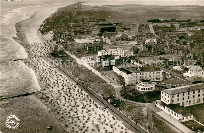 Wangerooge Nordseebad Fliegeraufnahme