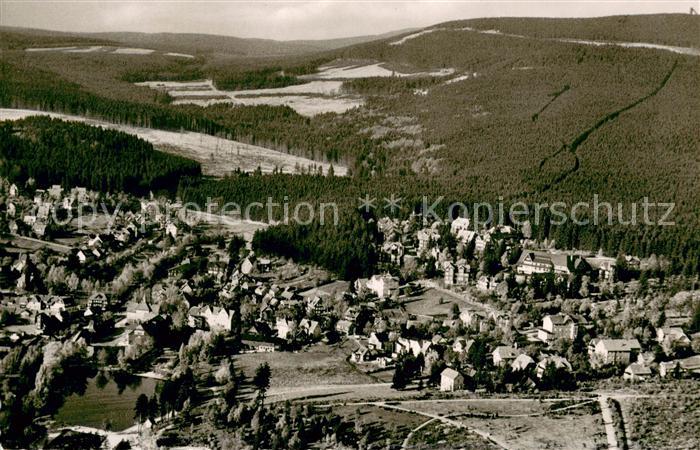 Braunlage Harz Fliegeraufnahme mit Wurmberg