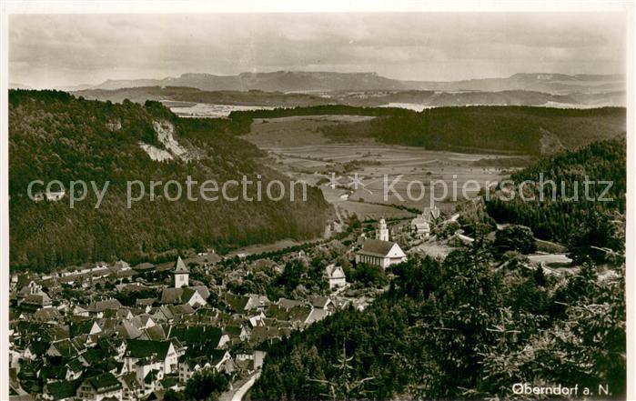 Oberndorf Neckar Fliegeraufnahme