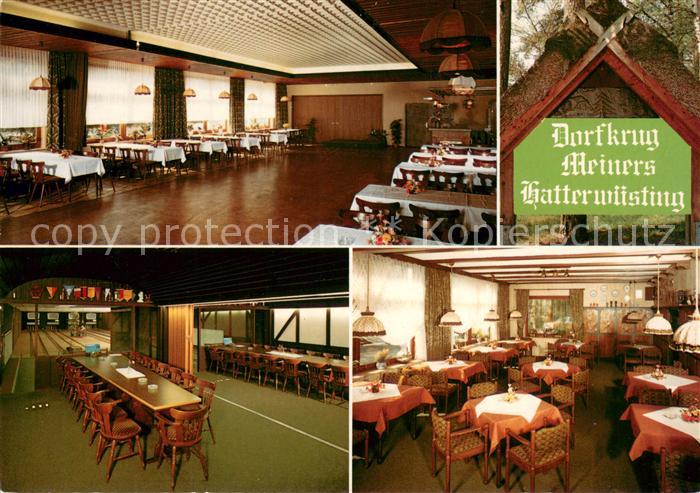 Hatterwuesting Dorfkrug Meiners Gastraeume Kegelbahnen