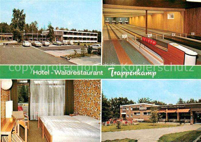 Trappenkamp Hotel Waldrestaurant Trappenkamp Kegelbahnen Zimmer Terrasse