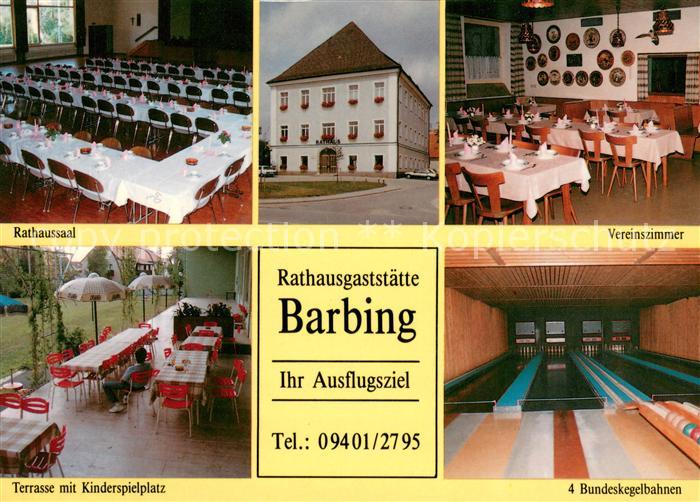 Barbing Rathaussaal Vereinszimmer Terrasse mit Kinderspiel Kegelbahnen