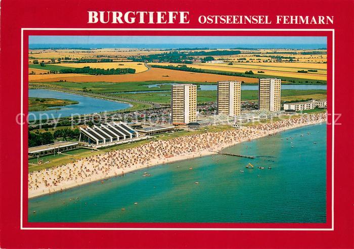 Burg Fehmarn Burgtiefe Fliegeraufnahme