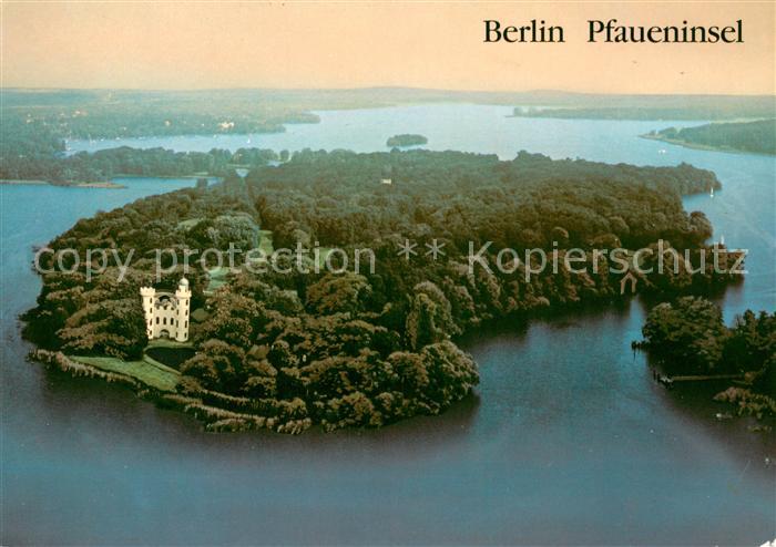 BERLIN  CITY Pfaueninsel Fliegeraufnahme