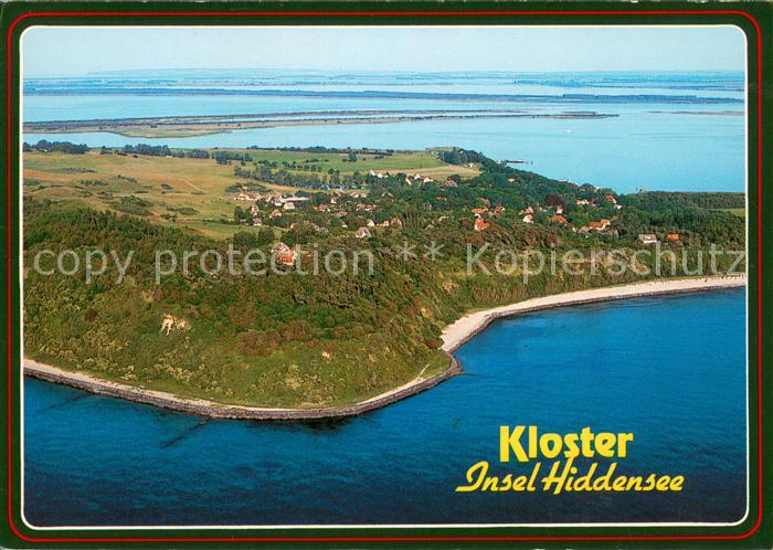 Insel Hiddensee Kloster Fliegeraufnahme