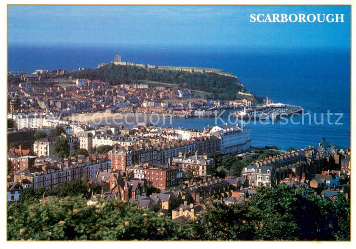 Scarborough UK South Bay View from Olivers Mount