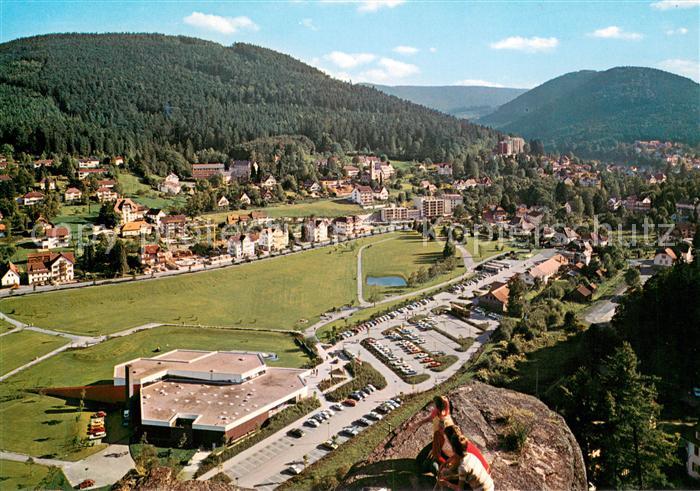 Bad Herrenalb Fliegeraufnahme mit Thermalbad