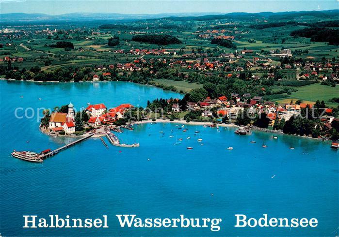 Wasserburg Bodensee Fliegeraufnahme