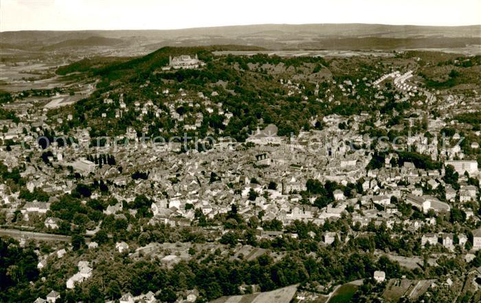 Coburg Bayern Stadt und Veste Fliegeraufnahme