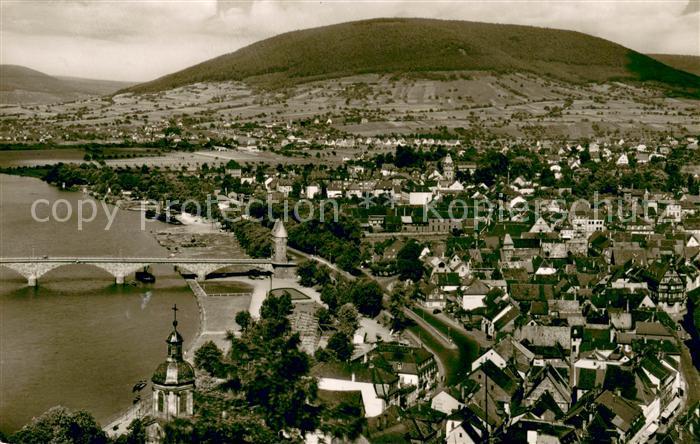 Miltenberg Main Panorama Blick von der Burg