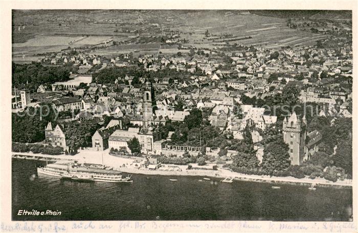 Eltville Rhein Fliegeraufnahme