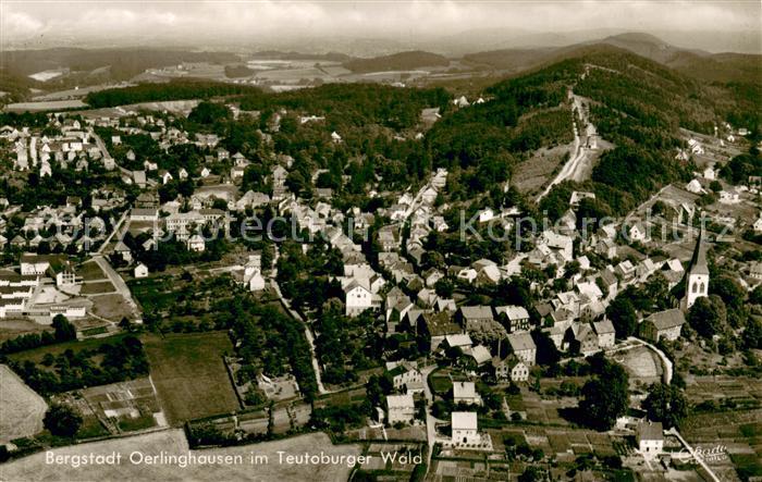 Oerlinghausen Bergstadt im Teutoburger Wald Fliegeraufnahme
