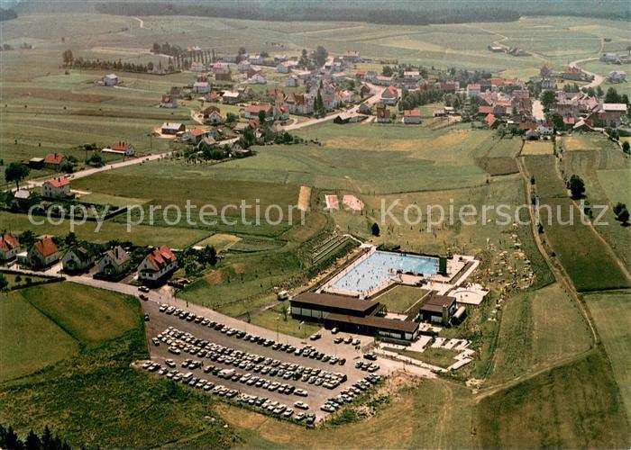 Brand Oberpfalz Geburtsort von Max Reger Freibad Fliegeraufnahme
