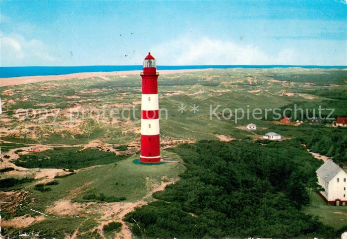 Amrum Nordseeinsel Leuchtturm Fliegeraufnahme