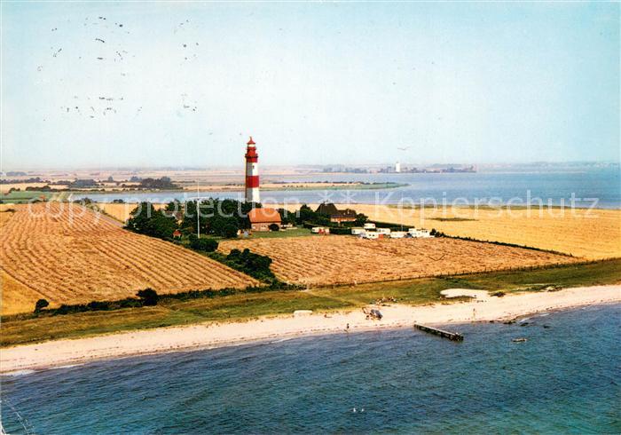 Fluegge Fehmarn Leuchtturm Ostseeinsel Fliegeraufnahme