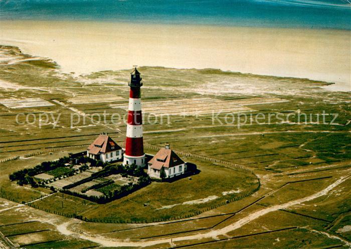 Westerhever Leuchtturm Fliegeraufnahme