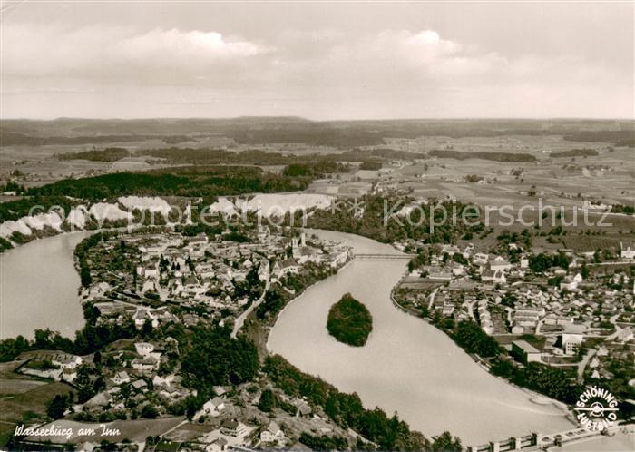 Wasserburg Inn Fliegeraufnahme