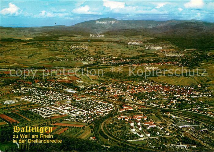 Haltingen Weil am Rhein BW Weinort im Dreilaendereck Deutschland Frankreich Schw