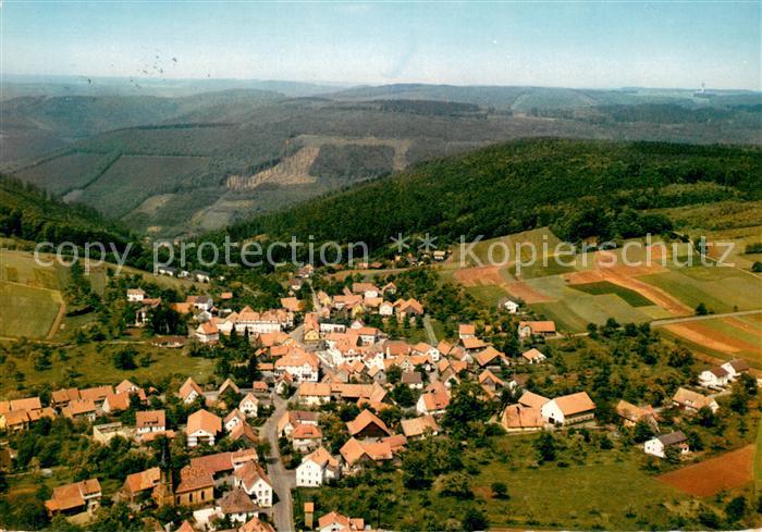 Waldkatzenbach im Hochodenwald Fliegeraufnahme