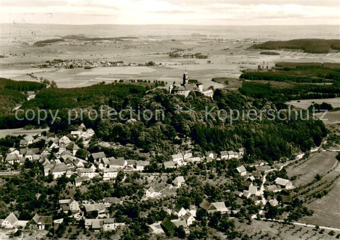 Baldern Bopfingen mit Schloss Fliegeraufnahme