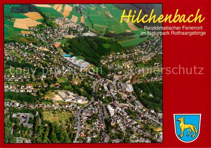 Hilchenbach Ferienort im Naturpark Rothaargebirge Fliegeraufnahme