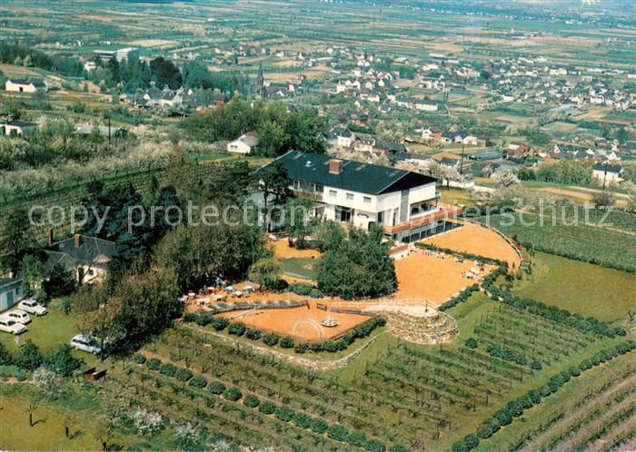 Roisdorf Hotel Restaurant Cafe Heimatblick Fliegeraufnahme