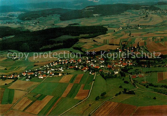 Ottrau Ferienort am Rimberg Fliegeraufnahme