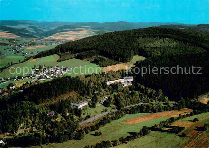 Bad Berleburg Wittgensteiner Berg- und Waldland Fliegeraufnahme