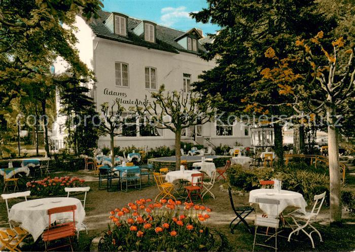 Ahrweiler Ahr Adams Konditorei Cafe Marienhof Gartenterrasse