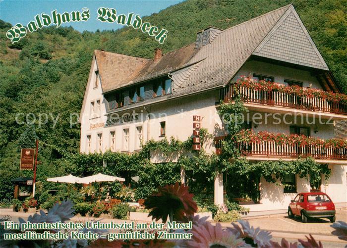 Burgen Mosel Waldhaus Waldeck Hotel Restaurant Baybachtal